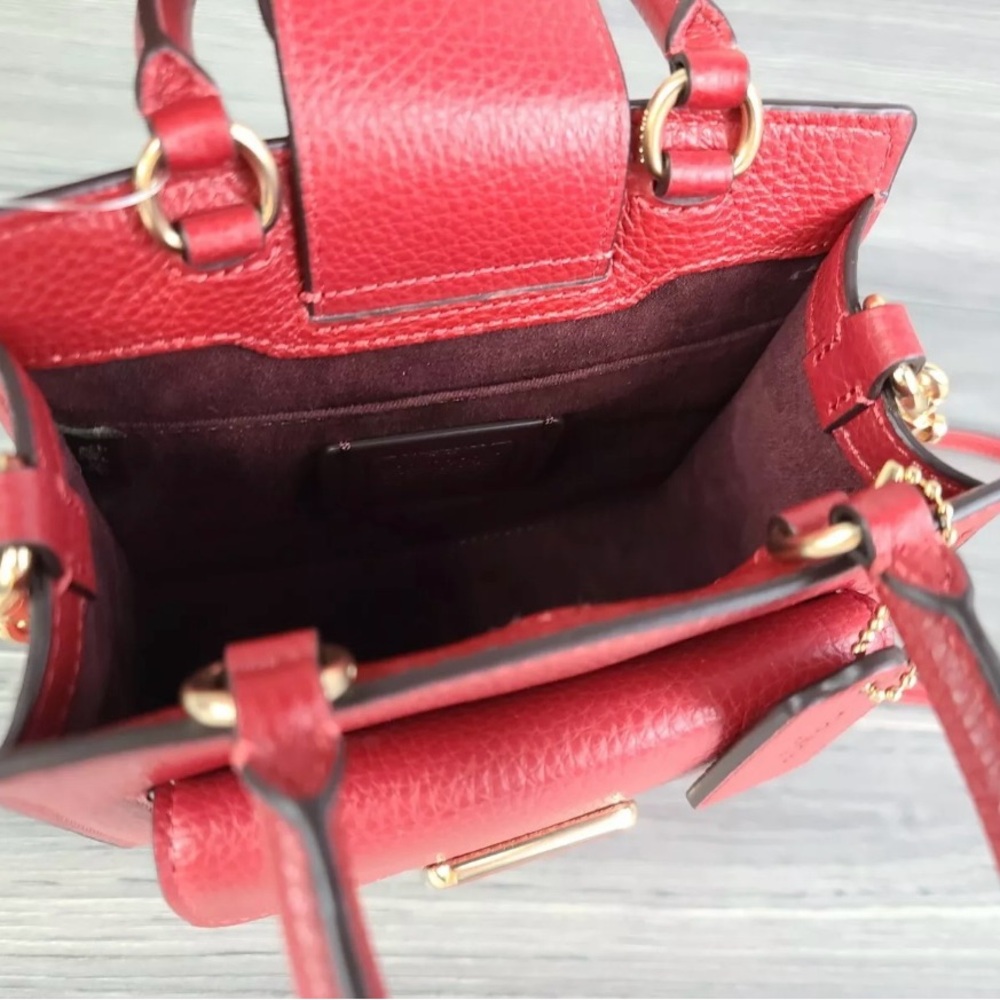 Coach Red mini pepper Bag - Picture 7 of 9